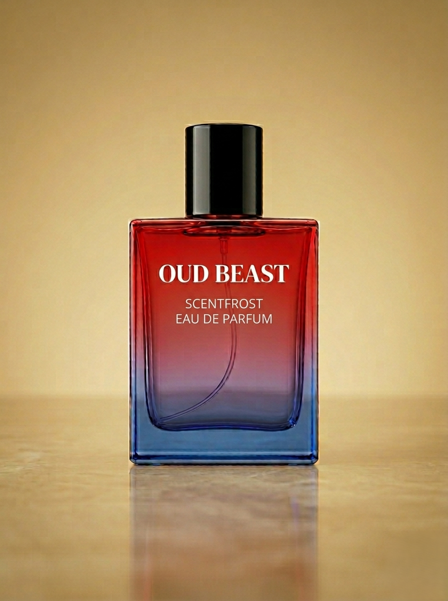 oud beast hero shot bottle scentfrost